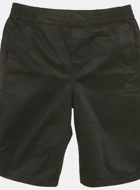 Burberry Kids Black Cotton Shorts 14Yrs