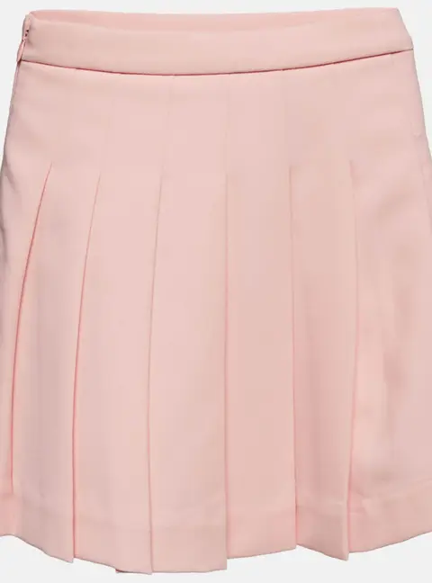 Burberry Pink Gabardine Pleated Skirt 4 Yrs