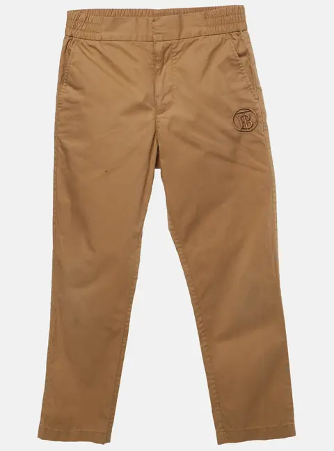 Burberry Kids Brown Cotton Pants 8Yrs