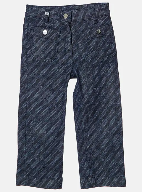 Givenchy Blue Logo Pattern Denim Jeans 6 Yrs