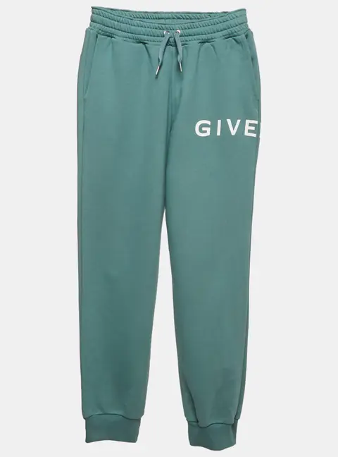 Givenchy Kids Greyish Green Fleece 4G Jogger 12+ Yrs