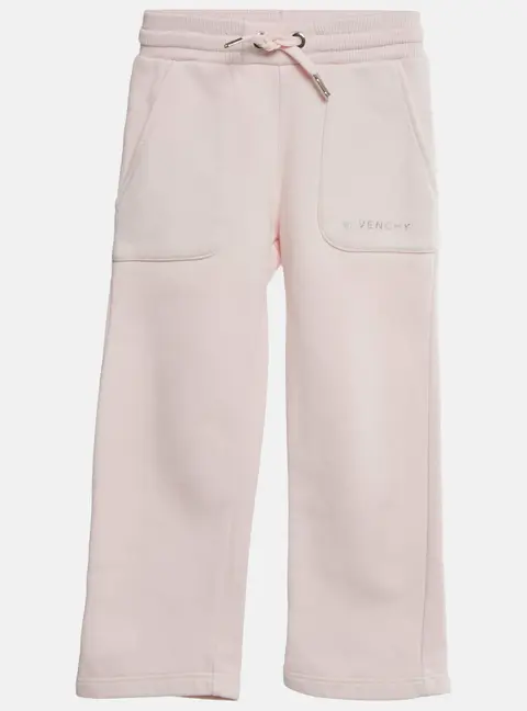 Givenchy Pink Cotton Knit Pants 3 Years