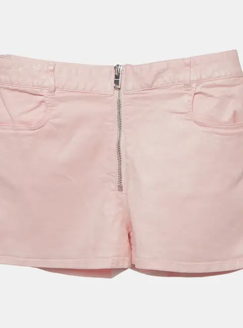 Givenchy Kids Pink Denim Regular Fit Shorts 12+Yrs