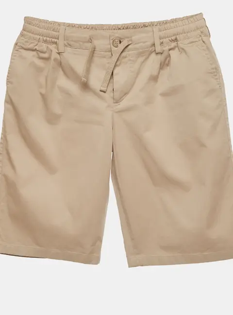 Dolce & Gabbana Beige Logo Plaque Stretch Cotton Shorts 9/10 Yrs