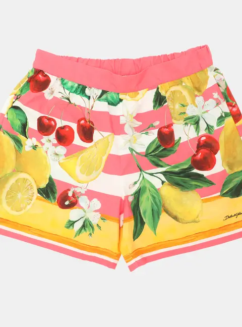 Dolce and Gabbana Multicolor Floral Print Shorts 11-12yrs.