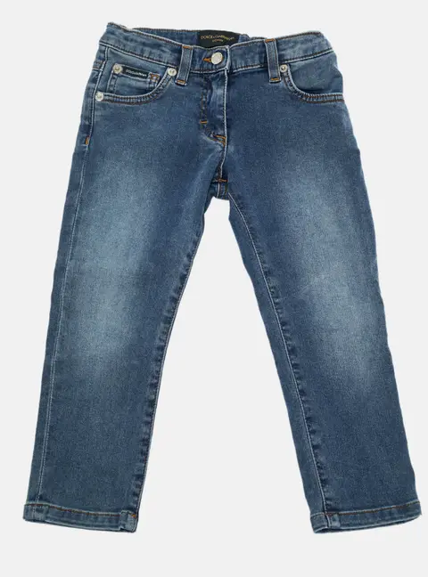 Dolce & Gabbana Kids Blue Denim Jeans 12/18M Waist 18"