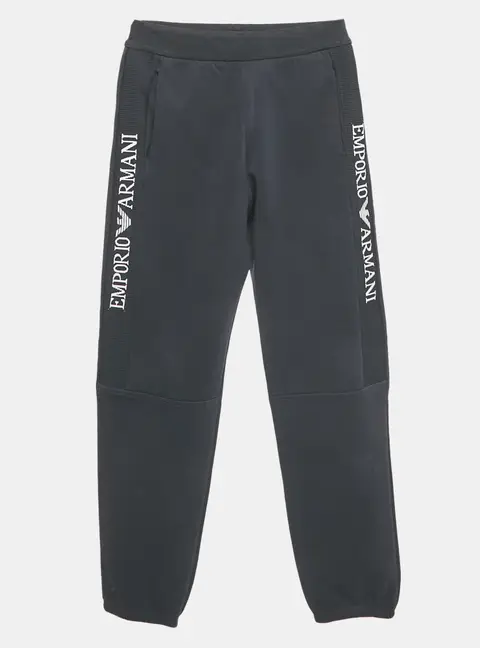 Emporio Armani Kids Navy Blue Cotton Sweatpants 10Yrs