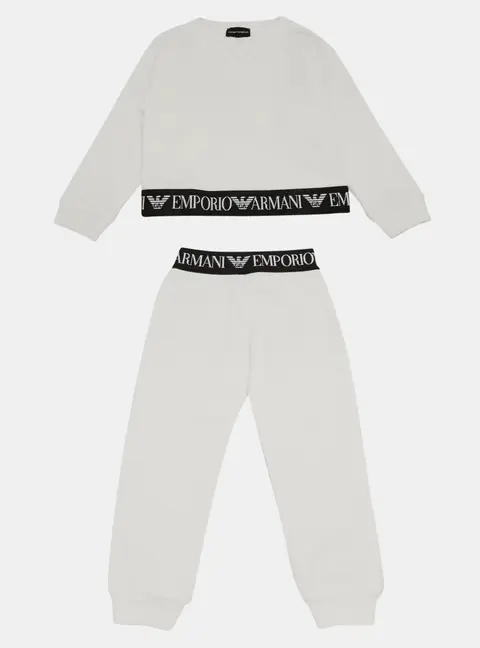 Emporio Armani Kids Cotton Logo Waistband Set 4/6Yrs