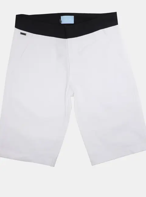 Lanvin White Bermudas Stretch Cotton Shorts 10 Yrs