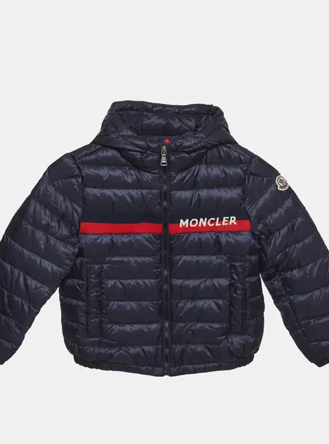 Monclear Kids Navy Blue Nylon Down Jacket 4 Yrs