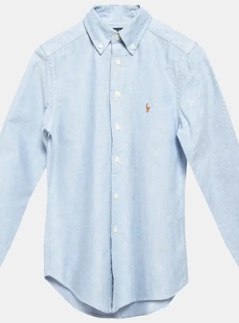 Polo Ralph Lauren Blue Cotton Button Front Shirt 8Yrs