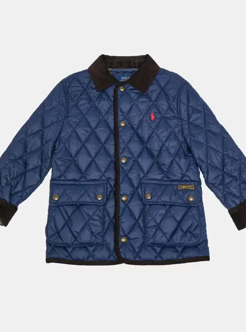 Polo Ralph Lauren Kids Navy Blue Synthetic Quilted Jacket 6Yrs