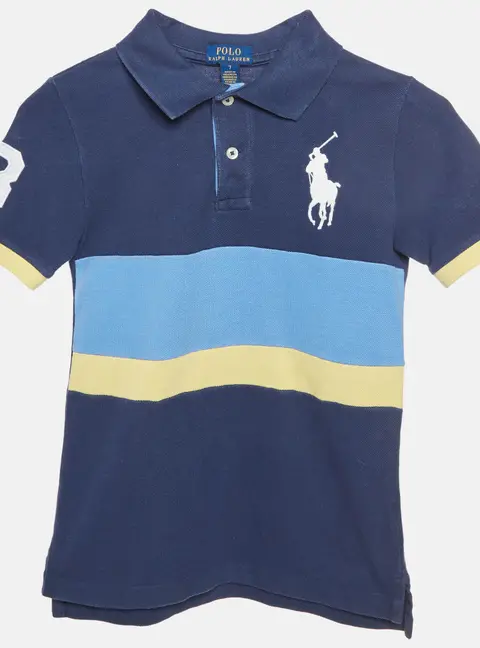 Polo Ralph Lauren Kids Multicolour Cotton Pique Polo T-Shirt 7 Yrs