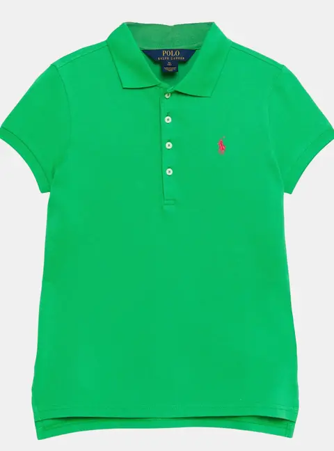 Polo Ralph Lauren Kids Green Piqu&eacute; Knit Polo T-Shirt XL/16 Yrs