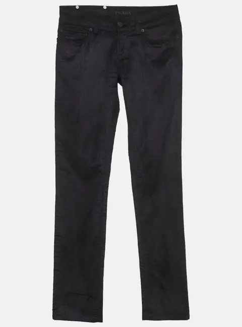 Prada Kids Navy Blue Corduroy Jeans 12 Yrs/Waist 28"