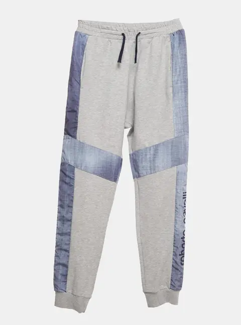 Roberto Cavalli Junior Grey Jersey Jogger Pants L/(16-18 Yrs)