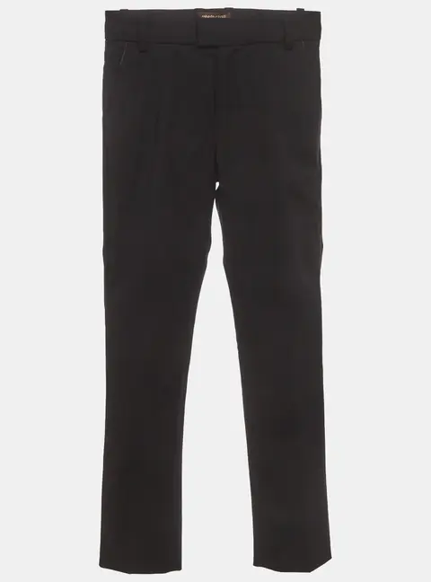 Roberto Cavalli Black Wool Blend Straight Fit Pants  8 Yrs
