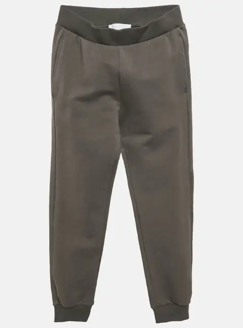 Roberto Cavalli Junior Grey Logo Embroidery Cotton Knit Joggers 8 Yrs