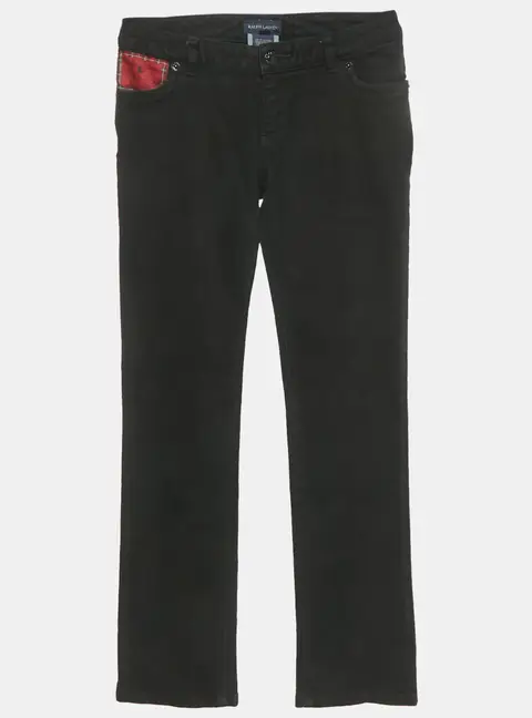 Ralph Lauren Black Denim Skinny Jeans 8 Yrs Waist 23"