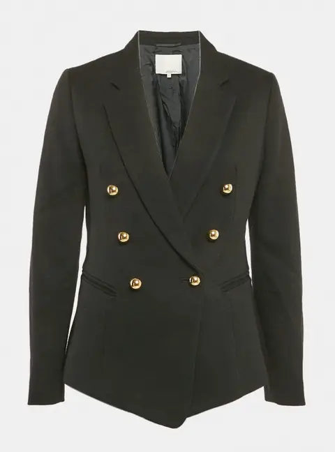 3.1 Phillip Lim Black Wool Double Breasted Jacket M