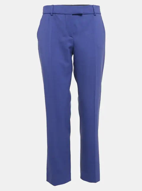 M Missoni Purple Gabardine Straight Leg Trousers L