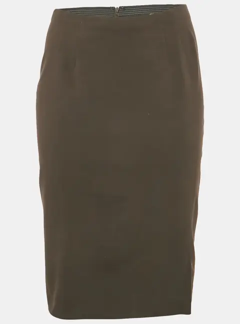 M Missoni Brown Jersey Pencil Skirt M