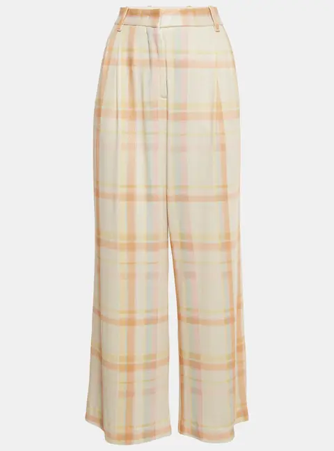 M Missoni Multicolor Checks Lurex Wide-Leg Pants M