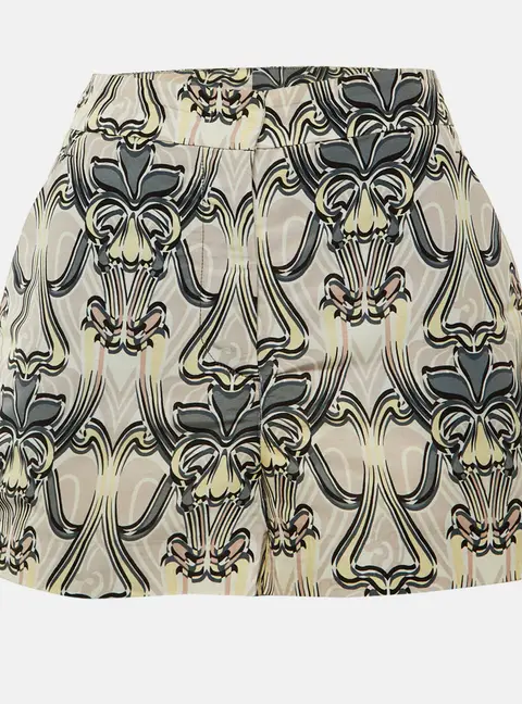 M Missoni Beige Printed Synthetic Shorts M
