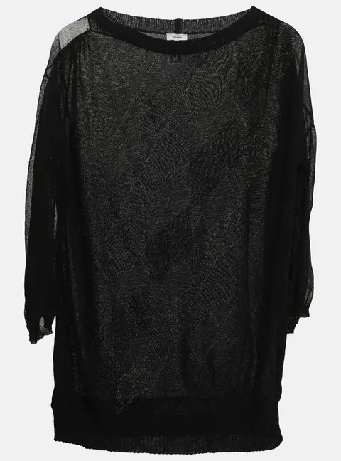 M Missoni Black Knit Sweater M