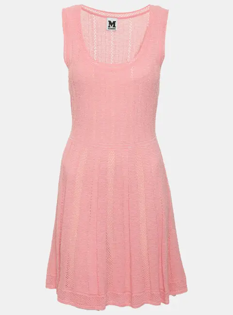 M Missoni Pink Knit Dress S