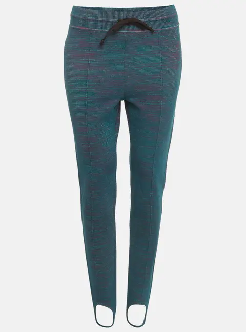 M Missoni Blue Jersey Stir-Up Pants S