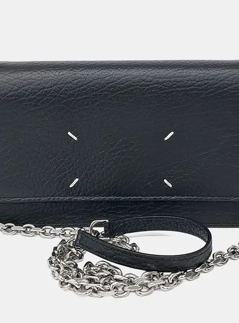 Maison Martin Margiela Black Leather chain crossbody bag