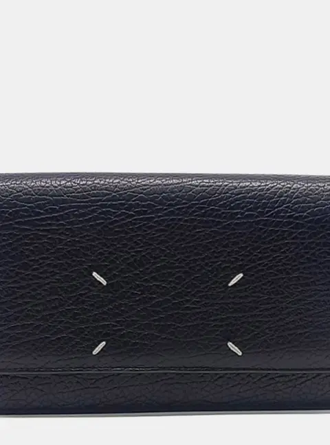 Maison Martin Margiela Black Leather Chain Crossbody bag