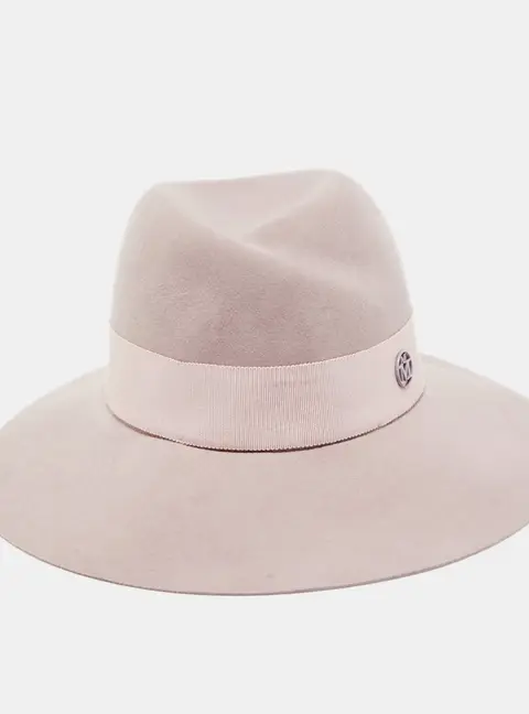Maison Michel Paris Lavender Felt Virginie Fedora Hat S