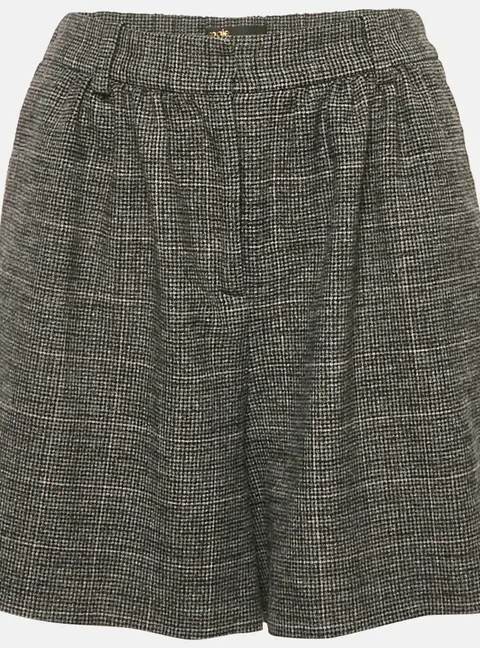 Maje Black Houndstooth Skorts L