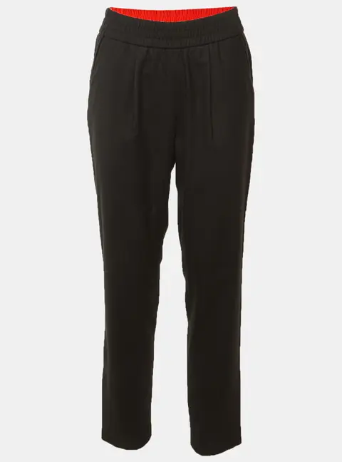 Maje Black Wool Blend Pants S