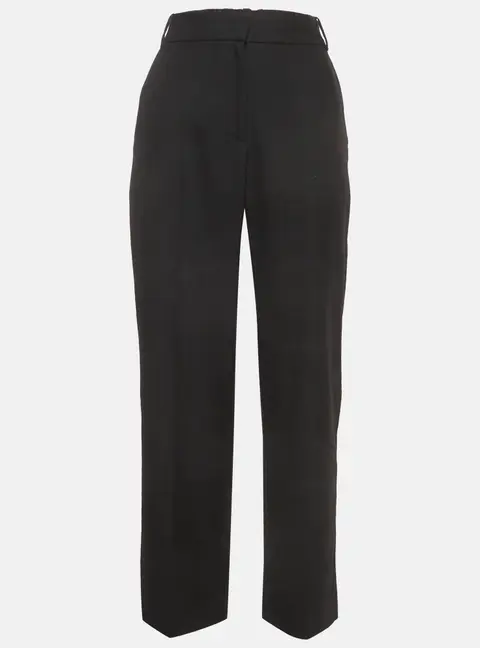 Maje Black Gabardine Loose Fit Suit Trousers M