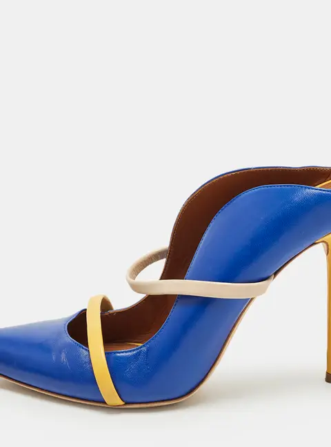 Malone Souliers Maureen Size 40 Tricolor Leather Mules