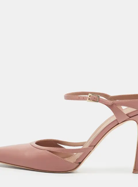 Malone Souliers Yola Size 40 Pink Leather Mules