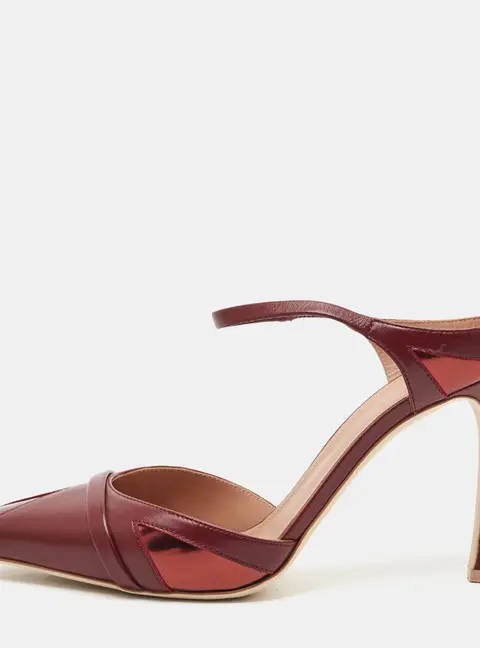 Malone Souliers Uma Size 40.5 Two Tone Leather Mules