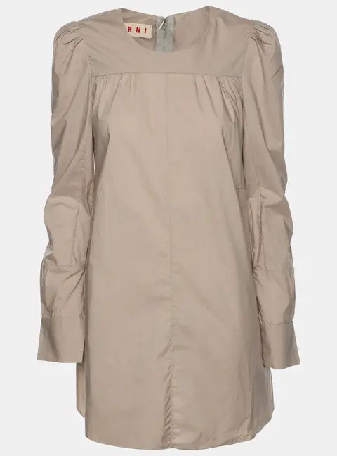 Marni Grey Cotton Full Sleeve Top S