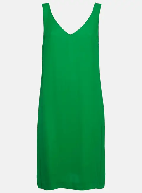 Marni Green Crepe Sleeveless Mini Dress M