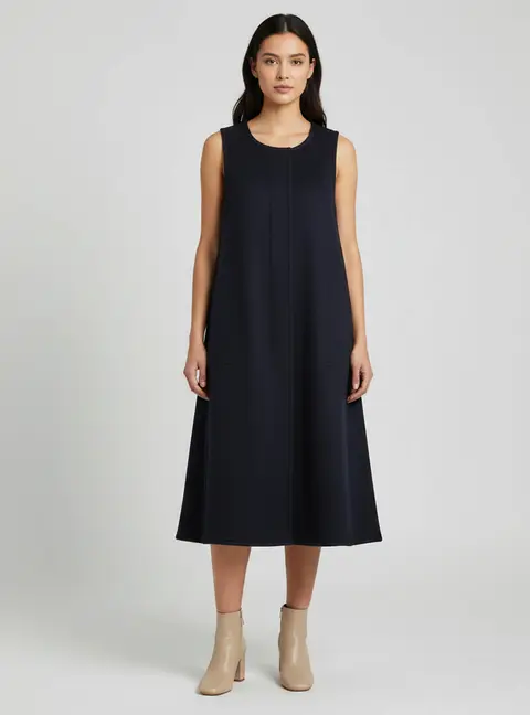 Marni Black Wool High-Low Overcoat S