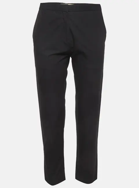 Marni Black Cotton Skinny Trousers S