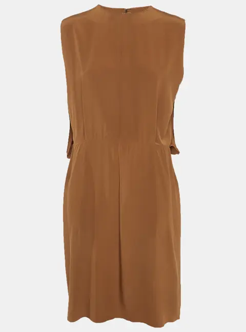 Marni Tan Crepe Short Dress M