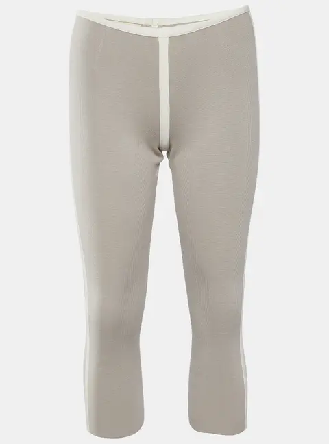 Marni Beige Cotton Knit Capri Pants S