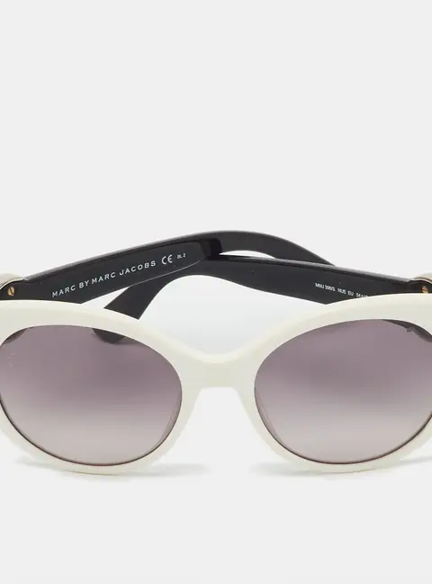 Marc by Marc Jacobs White/Grey Gradient MMJ396/S Cat-Eye Sunglasses