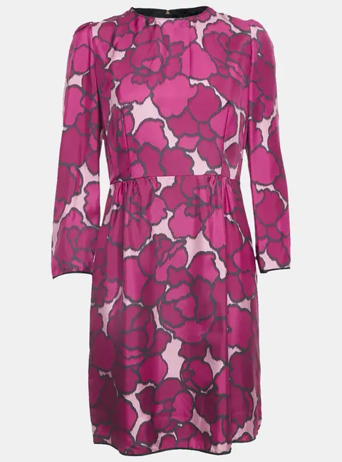 Marc by Marc Jacobs Pink Printed Silk Short Dress M