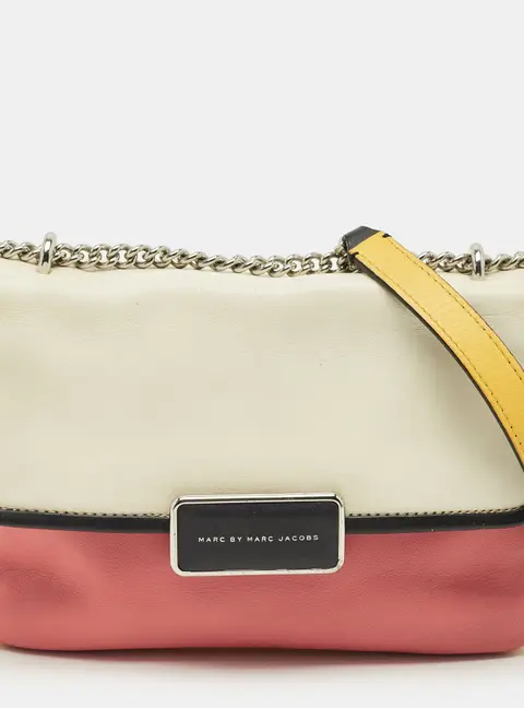 Marc by Marc Jacobs Rebel 24 Colorblock Leather Shoulder Bag