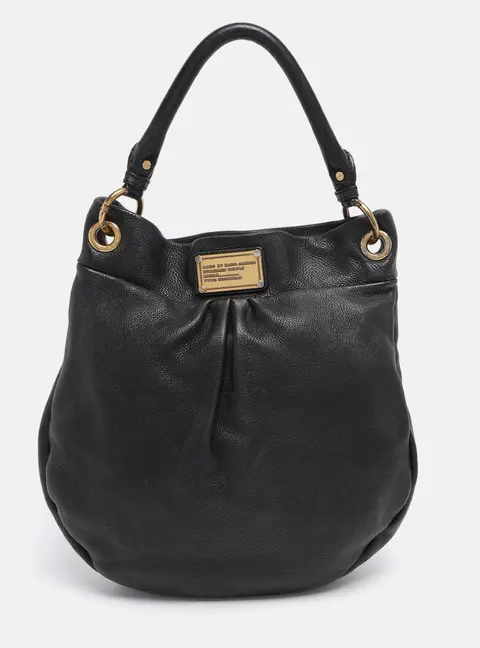 Marc by Marc Jacobs Classic Q Hillier Black Leather Hobos